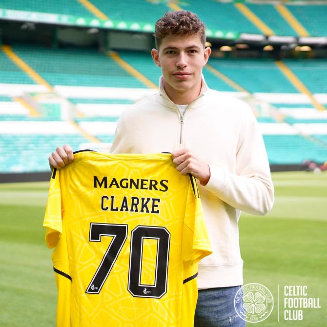 Ex-Glenavon goalkeeper Josh Clarke joins Celtic